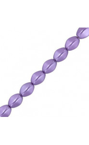 Czech Pinch beads 5x3mm Alabaster pastel lila 02010/25012